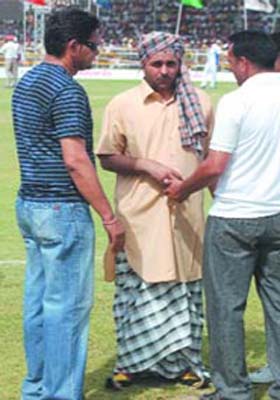 A file photo of Bhagwant Mann at the first Kabaddi World Cup in Bathinda