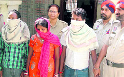 Three members of an inter-state gang of swindlers, who were arrested by the GRP in Jalandhar on Wednesday