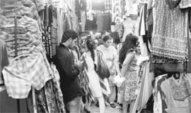 Rampant encroachment by shopkeepers has led to the choking of passageways, thereby posing a challenge for shoppers, at the Shastri Market, Sector 22, in Chandigarh