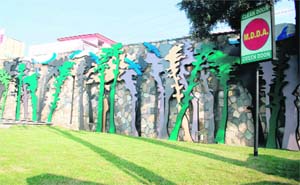 A well-maintained park in Ward No. 33, Dehradun.