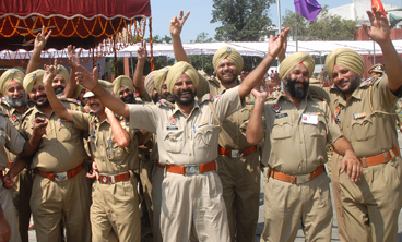 The police service is all about healthy values.