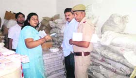 Officials of the Directorate of Revenue Intelligence raid a pharmaceutical unit near Baddi on Tuesday