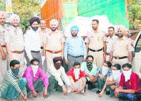 Eight drug peddlers in police custody in Jalandhar on Tuesday