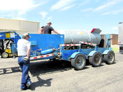 A B53 bomb being unloaded in this file photo
