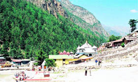 The Gangotri temple.