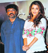 Sanjay Leela Bhansali with Aishwarya Rai Bachchan.