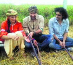 Ranbir Kapoor, Nargis Fakhri and director Imtiaz Ali