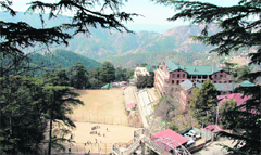 A view of St Edwards School in Shimla. 
