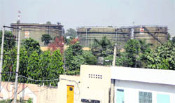 An Indian Oil Corporation depot located in a thickly populated area of Jalandhar.