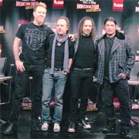 Band members of Metallica