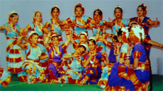 Students performing during the Founder's Day function at Silver Oaks School in Bathinda on Thursday. 