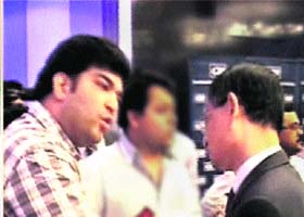 Chinese Ambassador Zhang Yan has a spat with an Indian scribe in New Delhi on Thursday