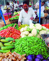 Prices of vegetables have become unsavoury for consumers in Bathinda.