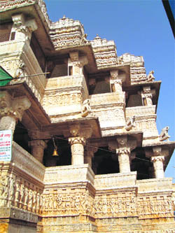 A view of Jagdish temple 