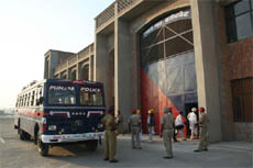 The 85-feet tall watch towers at the new jail in Faridkot. 