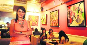 Art of living: Kavneet Aggarval Photo: Pradeep Tewari