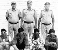 The accused in police custody