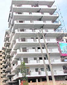 A view of Parvati Durga housing society in Panchkula.