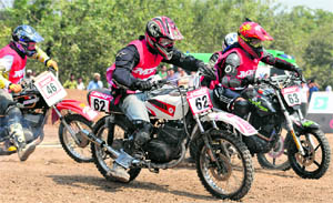 The Chandigarh Motor Sports Association did a great job in terms of recreating a natural terrain in the centre of the city for the riders
