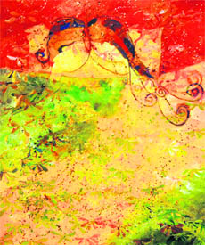 Bright hues are the essence of Sonal Singh and Satyajit Shergills works