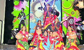 Students perform at the Hill Fair-2011 at NIT, Hamirpur, on Friday.
