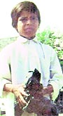 Before A file photo of Sahil when he used to work as a ragpicker