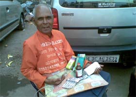 Septuagenarian Omkar Nath Sharma