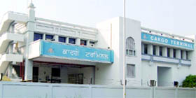 The cargo terminal in Amritsar.