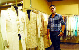 Vishal Mehra display their designer collection in Amritsar.