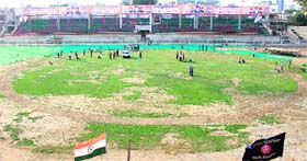 A view of the Guru Gobind Singh Stadium in Jalandhar