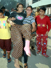 Indian kabaddi player Simarjit Kaur has been declared unfit.