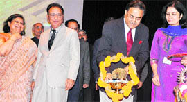 Justice DK Jain, Supreme Court of India Judge, inaugurates the silver jubilee celebrations of CAT in Chandigarh on Saturday.