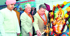 Prof Ken McElreavey from Institute Pasteur, France, inaugurates a workshop at SGRR Institute of Medical and Health Sciences in Dehradun on Saturday.