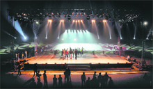 Guru Nanak Stadium in Ludhiana all set for the Kabaddi World Cup final scheduled for Sunday.
