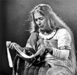 Uttara Baokar again played Gandhari in the recent staging of Andha Yug in the Capital