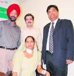 Sunita Devi after the surgery in Amritsar