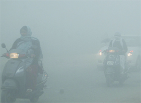  Travelling in the morning hours proved to be a daunting task for commuters in Amritsar on Friday.