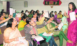 Teachers from various schools attend ELT workshop at BCM Arya School in Ludhiana. 