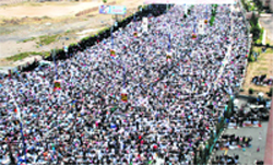 Yemenis protest in Sanaa 