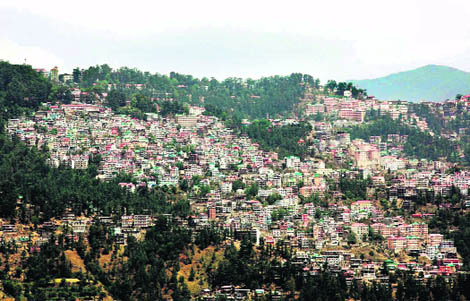 Due to massive urbanisation, the green belts of the town have disappeared 