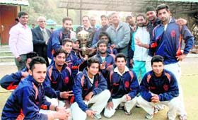 The GND University, Amritsar, team, which won the North Zone Inter-university Cricket Tournament in Dehradun on Sunday