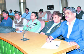 Delegates attend a three-day national workshop on New Trends in Indian Historiography at Kurukshetra University, Kurukshetra. 
