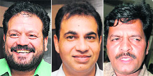 Devinder Babla, HS Lucky and Anil Kumar Dubey