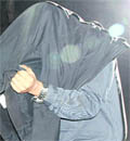 One of the accused at the Jalandhar courts complex