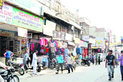 Business as usual in a leading Rohtak market 