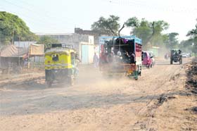 The National Highway No 703 in Shahkot