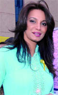 Diana Hayden, former Miss World, at the function on hepatitis day held at the Institute of Liver and Biliary Sciences in New Delhi on Sunday.
