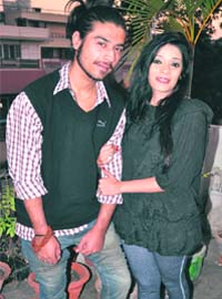 Star struck: Nikhil Mehta & Garima Arora Photo: Parvesh Chauhan