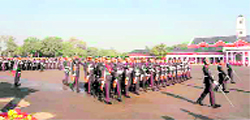 Gentlemen Cadets present Deputy Commandants Parade in Dehradun on Monday.