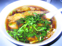 warm up: Udon Noodle soup is a complete meal in itself